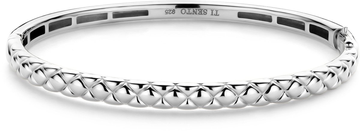 TI SENTO Dames Armband - 925 zilver - Zilver - Maat M - 23011SI