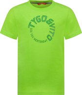 TYGO & vito X402-6426 Jongens T-shirt - Green Gecko - Maat 134-140