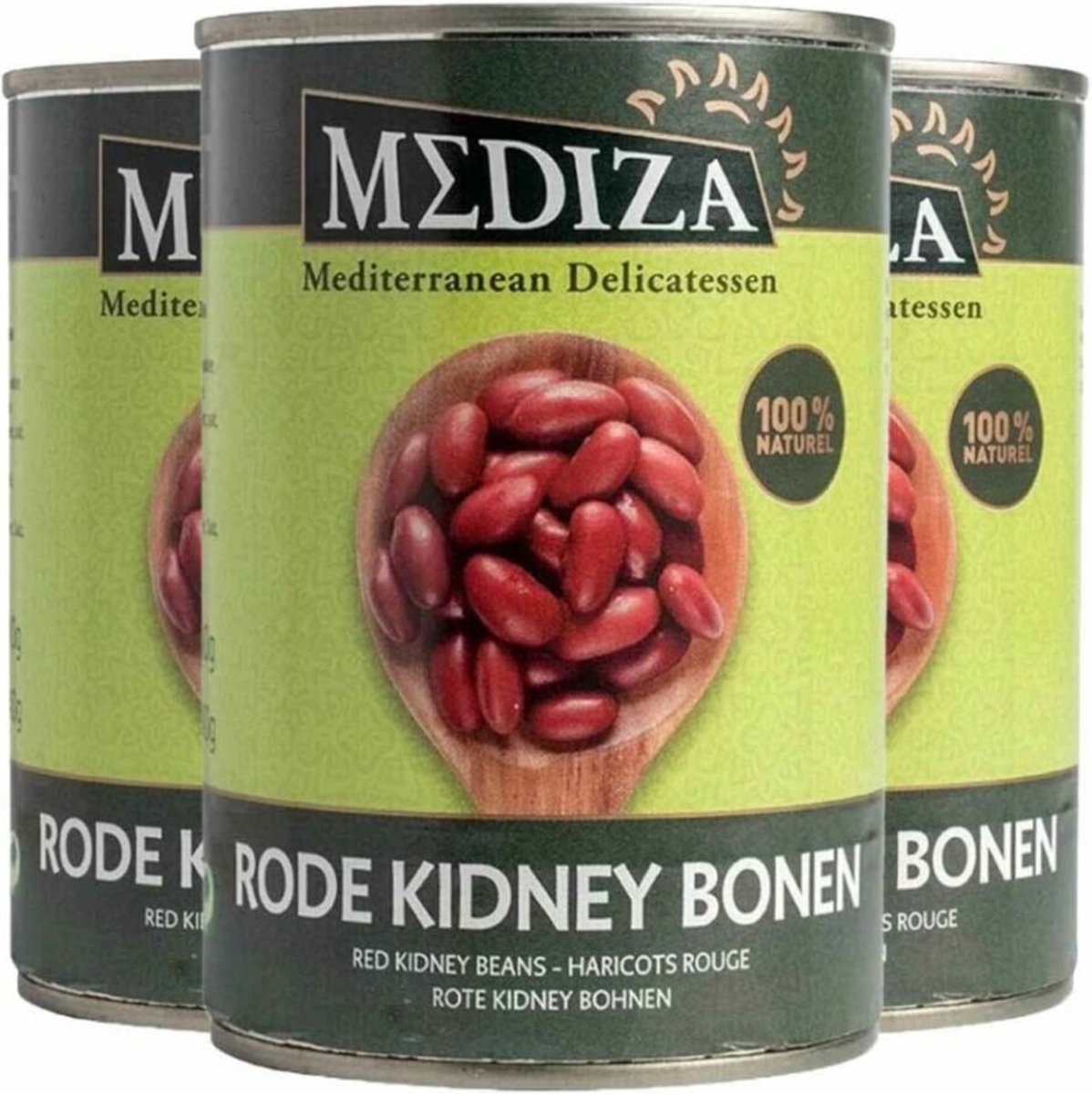 Goedkoopste 3x Mediza Rode Kidney Bonen 400 gr