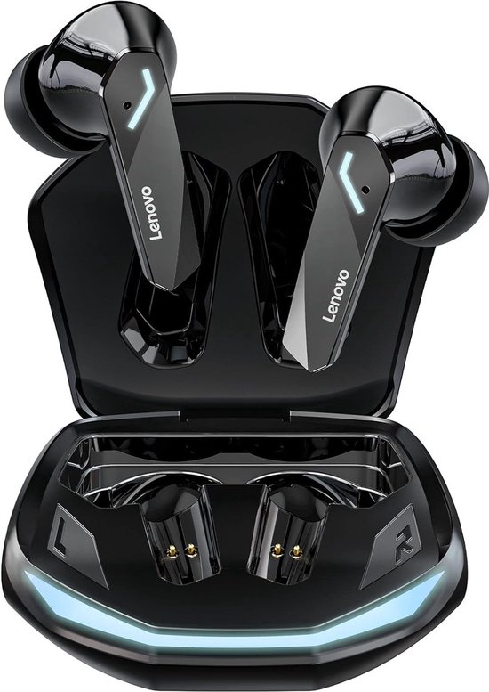 Foto: Lenovo thinkplus gm2 pro bluetooth 5 3 draadloze oordopjes ergonomisch noise cancelling waterbestendig sport gamen reizen zwart