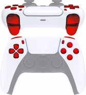 PS5 Controller Buttons - Rood Chrome - 11 in 1 Button Set