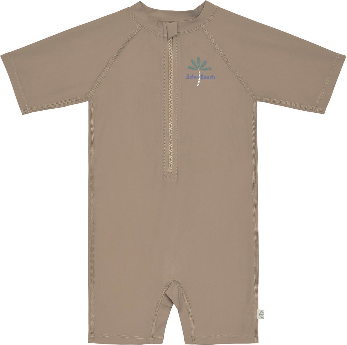Lässig Splash & Fun Zwempak met korte mouw choco, 03-06 maanden Maat 62/68