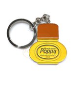 Porte-clés en acier inoxydable Poppy Grace Mate Citrus. Emballé dans une boîte cadeau