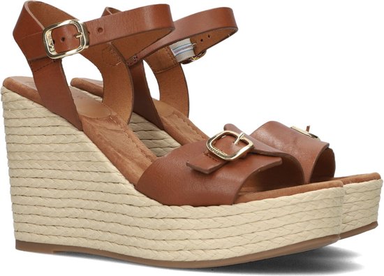 Unisa Melao Sandalen - Met Sleehak - Dames - Bruin - Maat 40