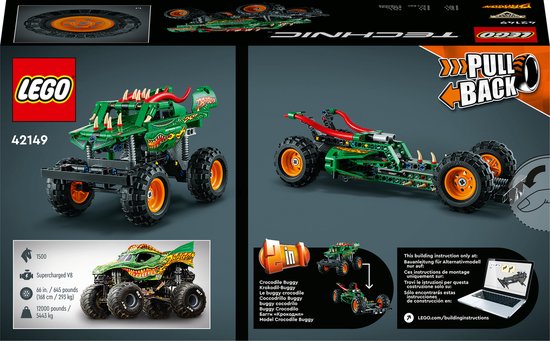 LEGO Technic Monster Jam Dragon , Jeu de  | bol