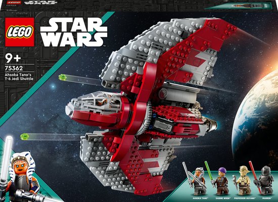 LEGO Star Wars Ahsoka Tano's T-6 Jedi shuttle Bouwbaar Ruimteschip - 75362 - LEGO