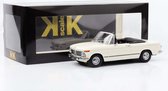 BMW 1600-2 Cabrio afneembare softtop 1968 wit KK Scale