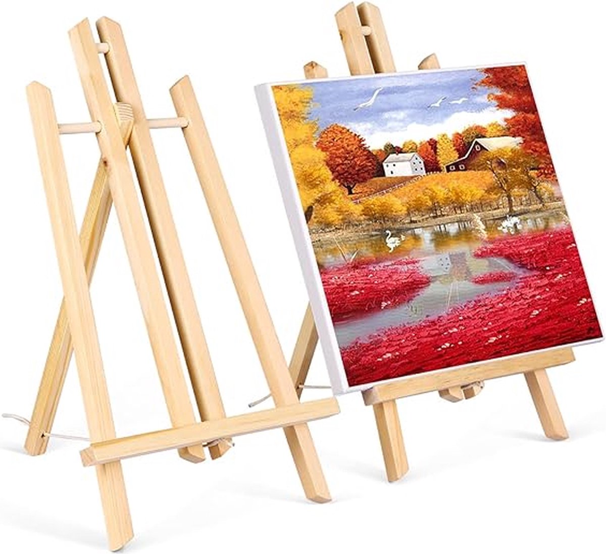 Schildersezels Easels for every size Pack of 2 ‎42 x 23 x 5.5 cm;