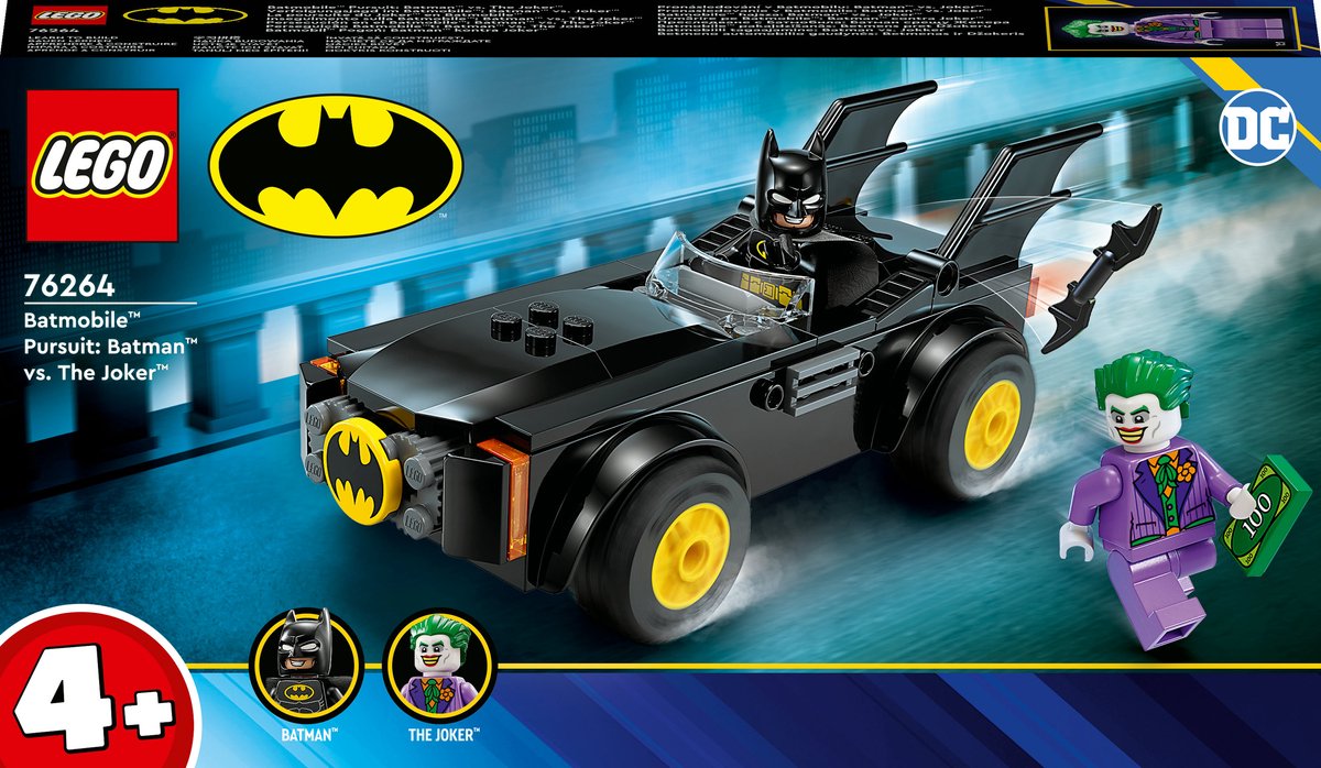LEGO DC Super Heroes - Batmobile achtervolging: Batman vs. The Joker Constructiespeelgoed 76264