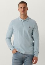 Paul Smith Mens Slim Fit Ls Polo Shirt Zebra Polo's & T-shirts Heren - Polo shirt - Lichtblauw - Maat XL