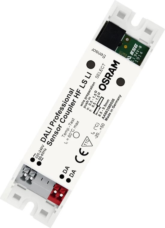 Composant du système de contrôle d'éclairage Osram | coupleur dali hf g2 coupleur hf g2