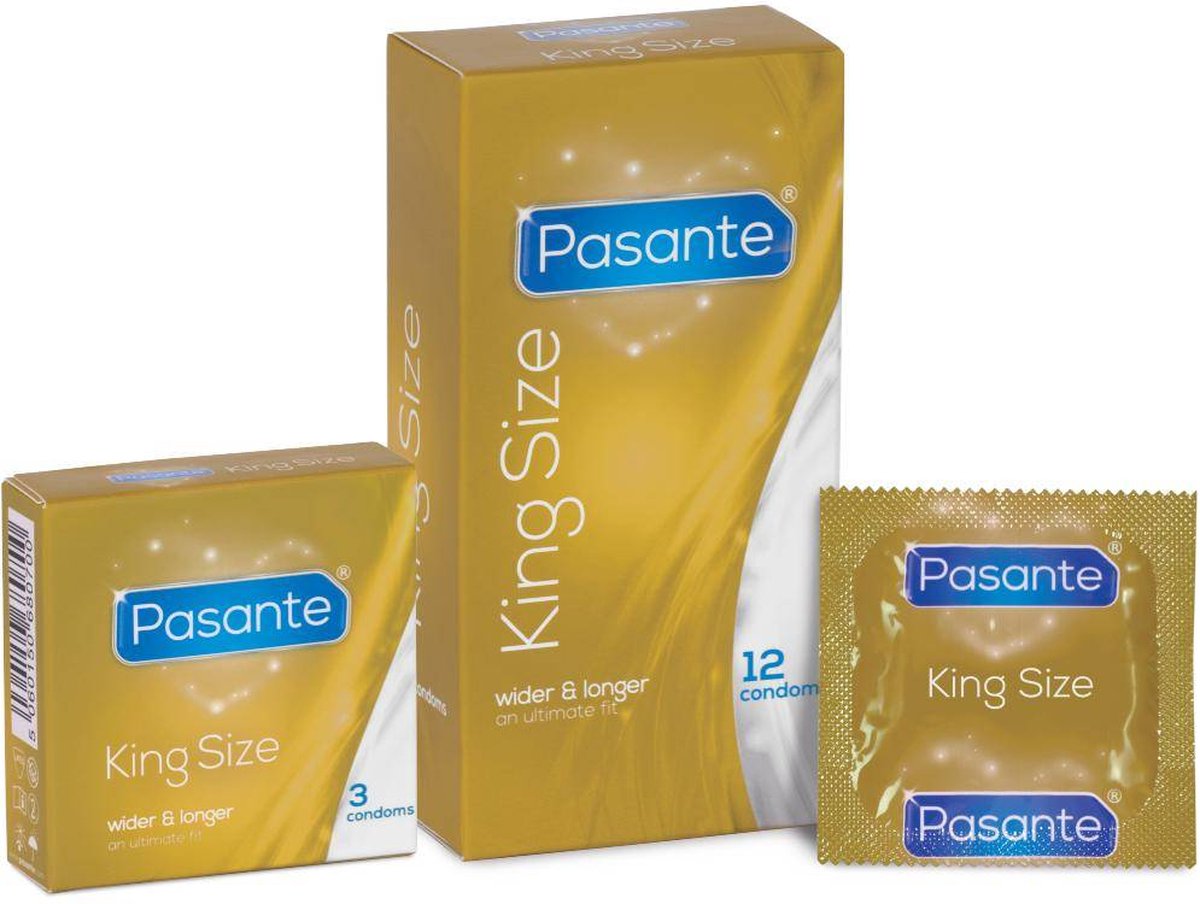 Pasante King Size - 3 stuks - Condooms