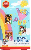 Nickelodeon Paw Patrol Bombes de bain avec autocollants de bain – 4 bombes de bain et 3 autocollants de bain
