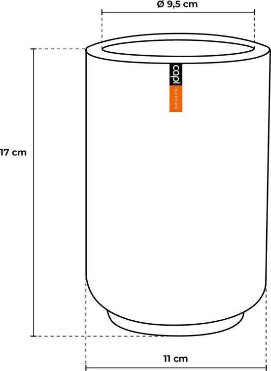 Capi Nature Groove NL 58 cm - Bloempotten
