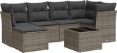 vidaXL-7-delige-Loungeset-met-kussens-poly-rattan-grijs
