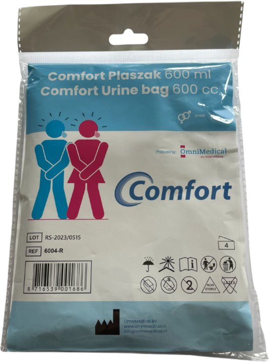 Comfort Plaszak - Plaszak voor onderweg - 4 stuks - Comfort