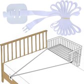 Riem voor babybed-Bevestiging aan het bijzetbed-Riem voor boxspringbedden-2.5 cm × 6 m-Vaste riem voor kinderbed-Bijzetbed baby boxspringbed riem