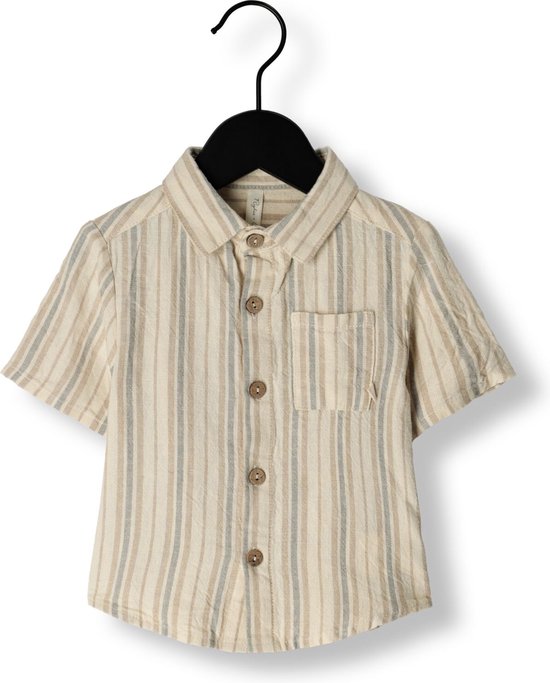 Rylee + Cru Short Sleeve Shirt Unisex - Vrijetijds blouse - Grijs - Maat 68/80