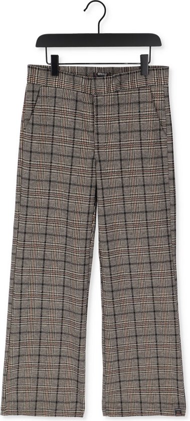 Indian Blue Jeans Wide Check Pants Broeken & Jumpsuits - Bruin