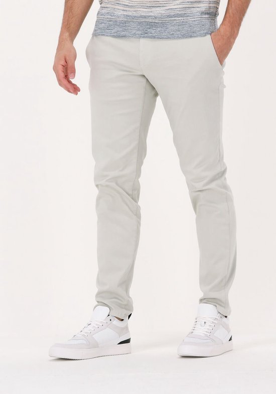 Alberto - Rob T400 Dynamic Chino Beige - Heren - W - L - Slim-fit