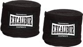 Excalibur boksbandage Club PRO - Bandage Boksen - 5 meter - Zwart