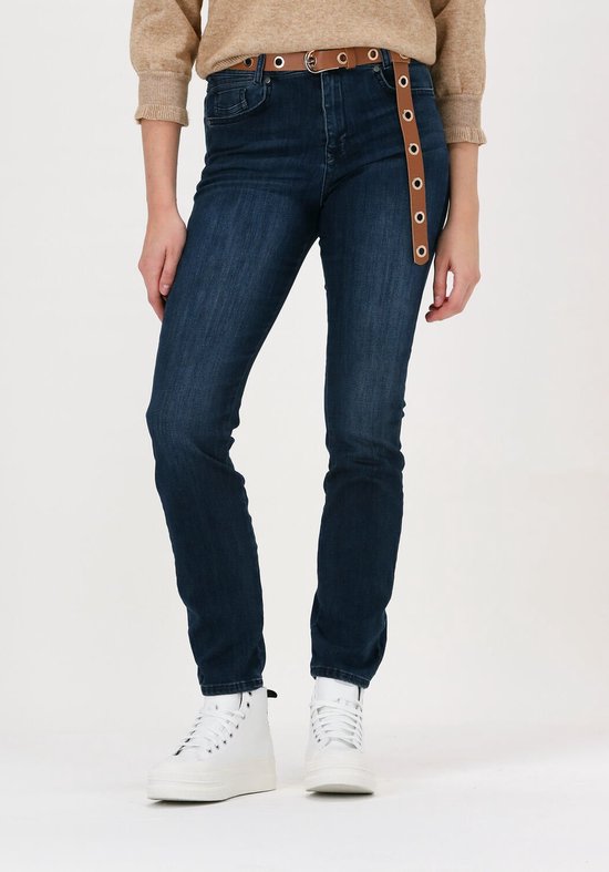 Minus Malena Jeans Jeans Dames - Broek - Donkerblauw - Maat 36