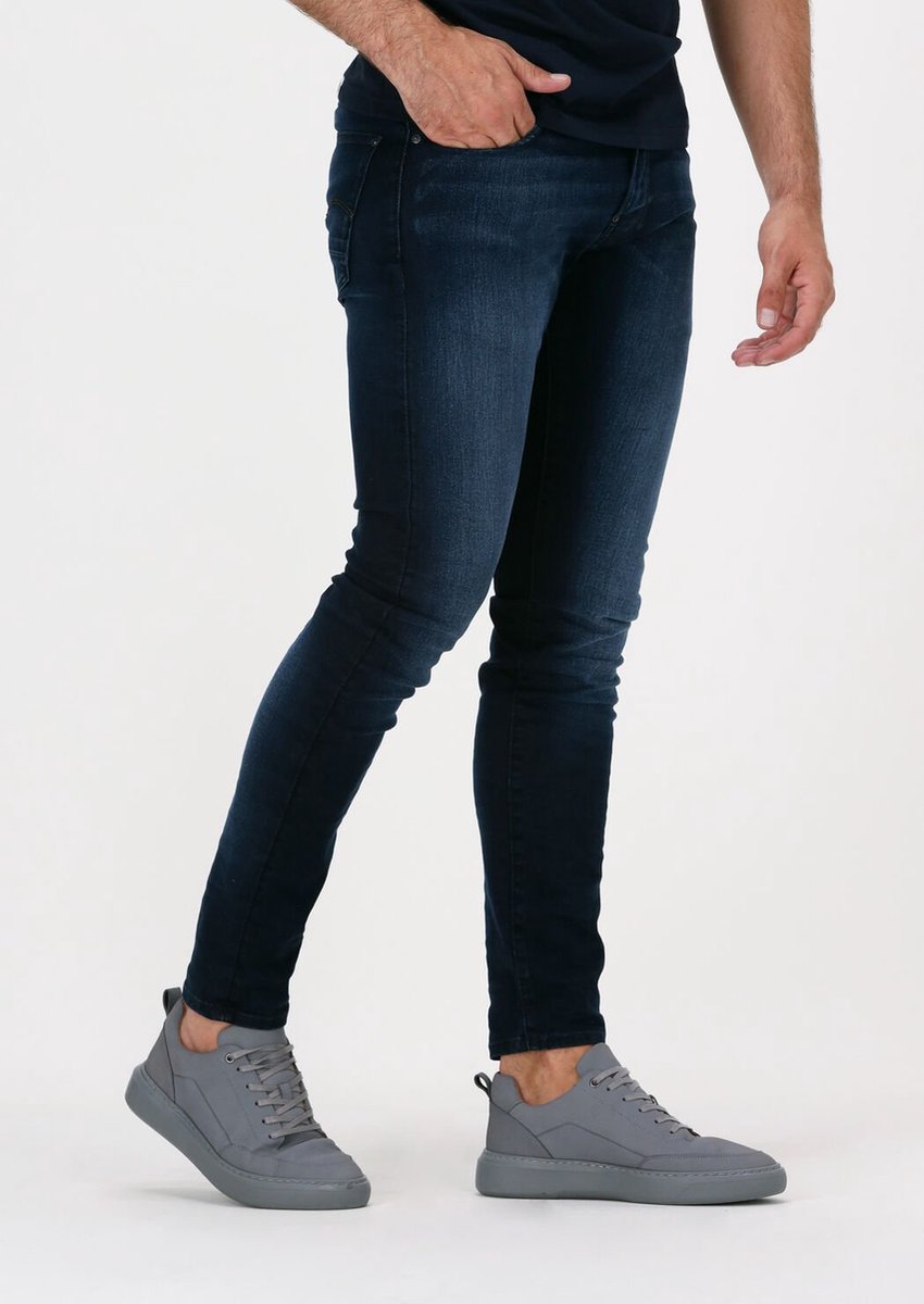G-STAR Revend Skinny Heren Jeans dk aged Blauw