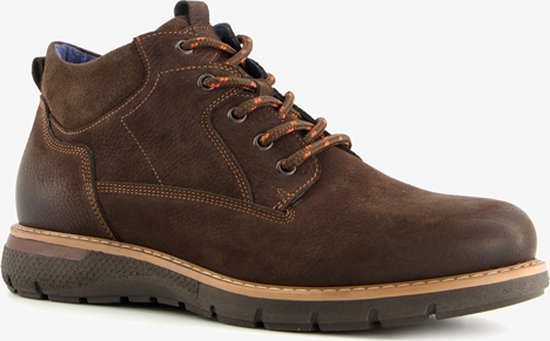 Hush Puppies leren heren veterboots bruin - Maat 41 - Uitneembare zool