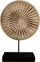 La Florista - Ornement Debout Sisa Wood 45 cm - Ornement en bois - Figurine décorative en bois