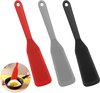3 pièces spatules en silicone, spatule résistante à la chaleur, multifonctionnelle, double face, idéale pour les crêpes, œufs, pizza, steak, spatule à crêpes sans BPA, spatule (3 pièces)