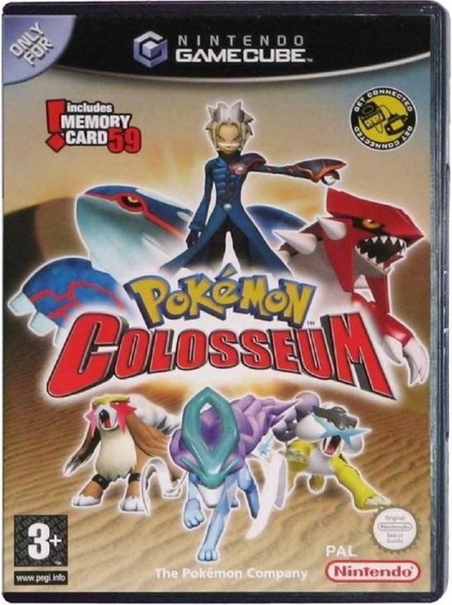 Pokemon Colosseum + Memory Card 59 - Nintendo