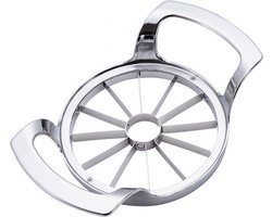 Appelsnijder Fruitsnijder Appelsnijder Partjes - 12 Partjes - RVS Appelontpitter Appelschiller Fruitverdeler,Dunschiller Apple Slicer Corer Cutter