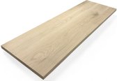 Eiken plank 210 x 60 cm 25 mm - Eiken plank - Eikenhouten plank - Kastplank - Meubelplaat - Timmerpaneel