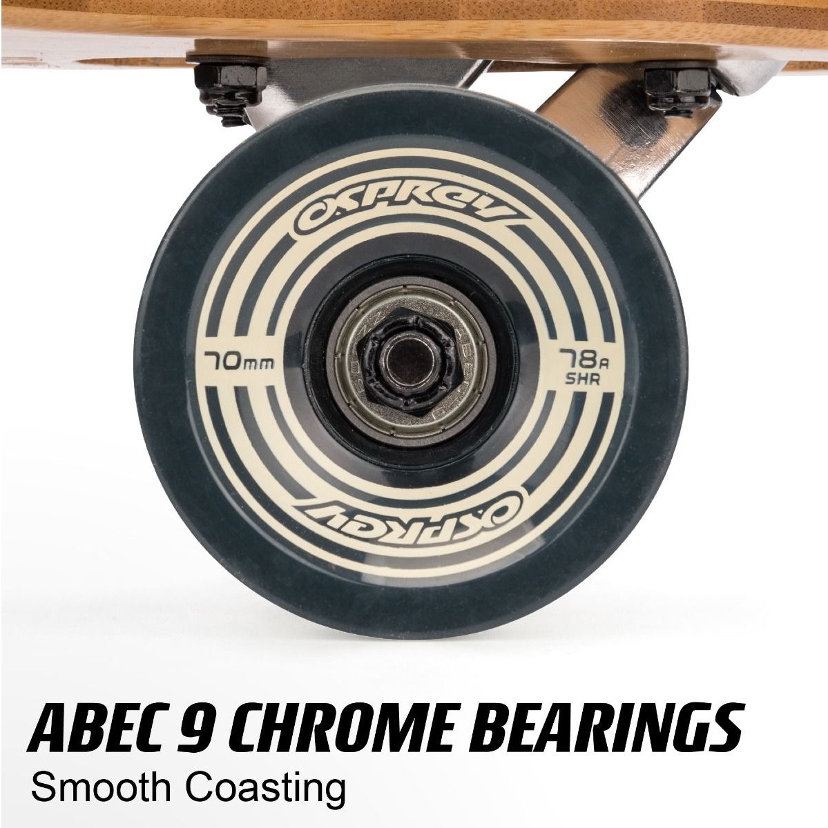 Osprey Eagle 42” Twin Tip Longboard - Drop-Through Trucks - ABEC 9 — afbeelding 6