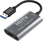 SVH Company Video Capture Card - HDMI 4K Plug and Play - USB A - Zwart