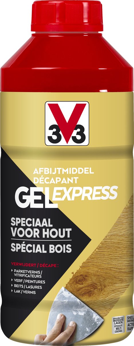 V33 afbijtmiddel 'Speciaal voor hout' 1 L