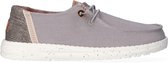 HEYDUDE Wendy Washed Canvas Dames Instapper Grey