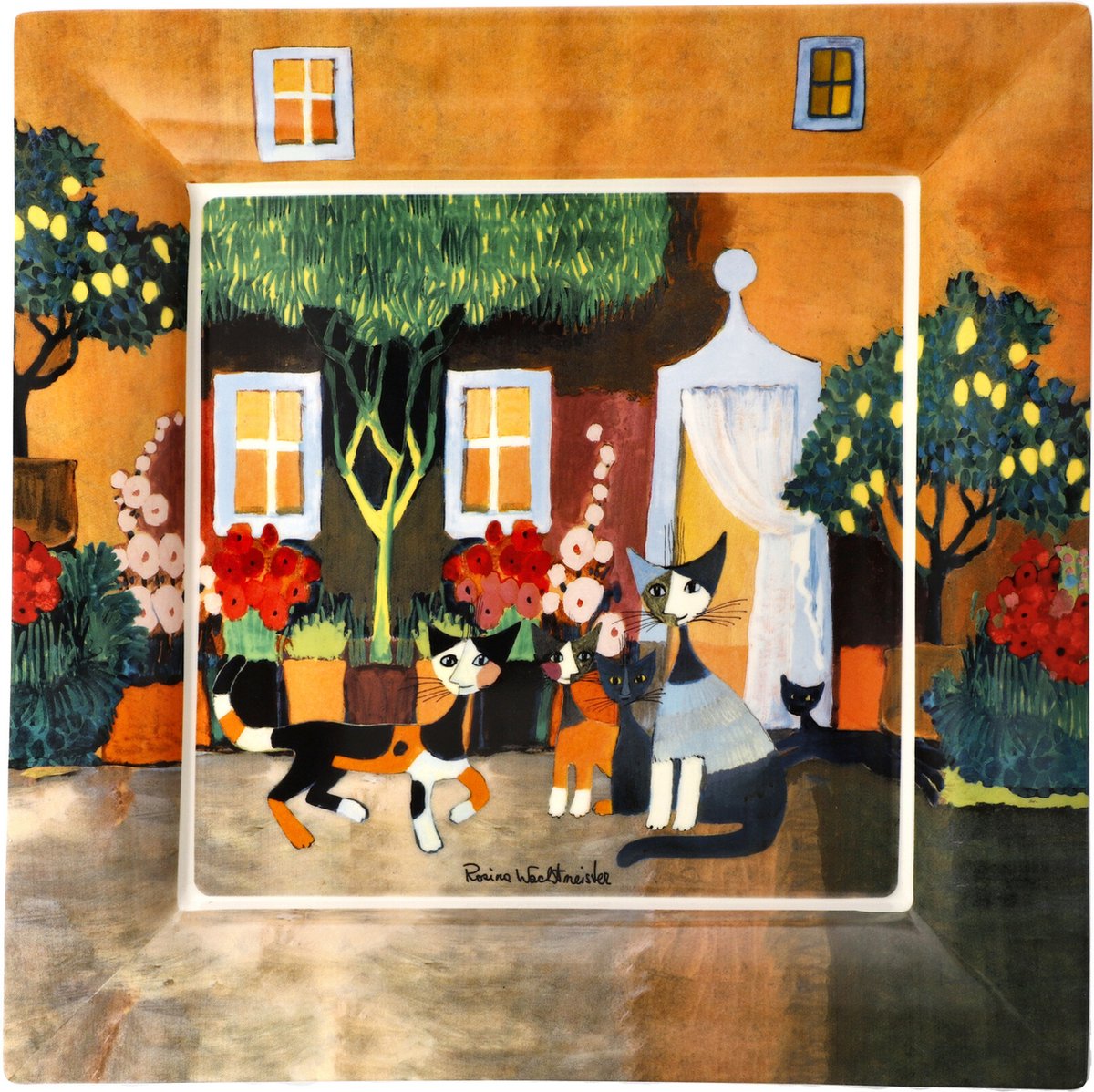 Goebel - Rosina Wachtmeister | Schaal Una bellissima giornata | Porselein - 30cm