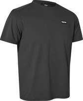 GripGrab - Flow Technical T-Shirt Korte Mouwen Zomer Sportshirt met Polygiene Anti-Geur Behandeling - Zwart - Heren - Maat S