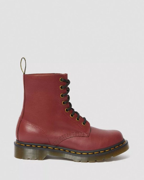 Dr. Martens - 1460 Pascal Wanama Dames Veterboots Cherry Red - Maat 40