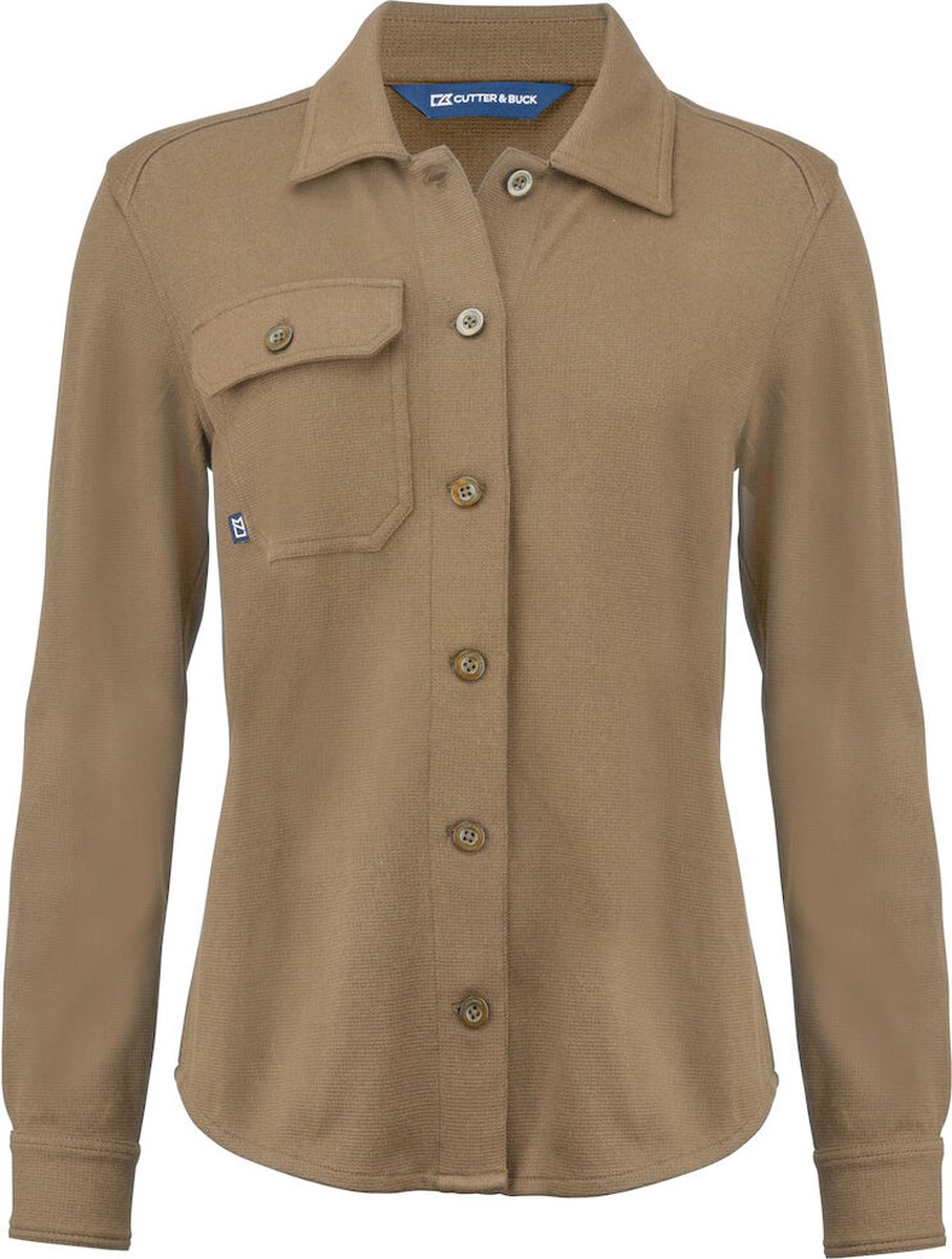 Cutter & Buck Advantage Leisure Shirt Dames 352415 - Khaki - 42/XL