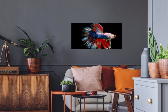 Poisson - Créature marine - Staart - Aluminium Blauw