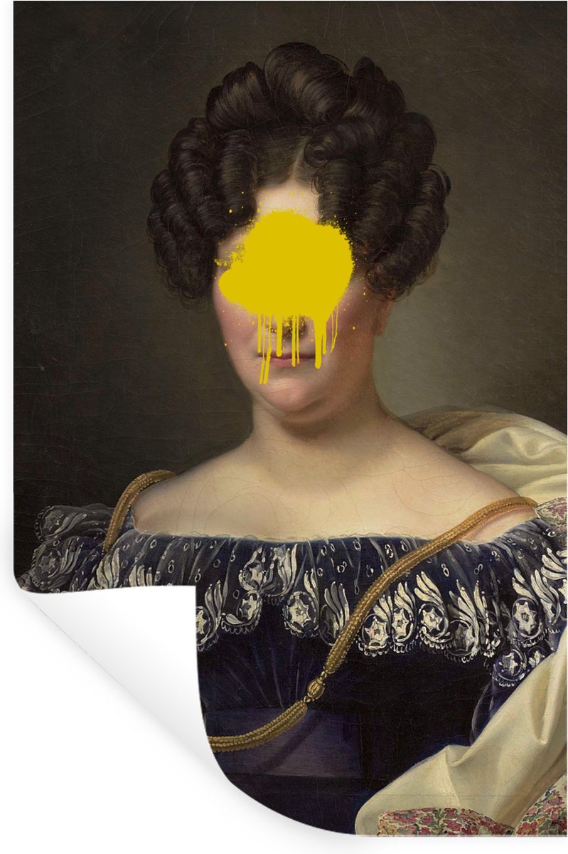 Muurstickers - Sticker Folie - Johanna Henriette Engelen - Dubois Drahonet - Verf - 60x90 
