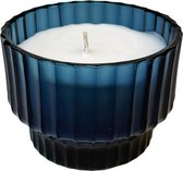 XLBoom Volta Small "Ocean Bliss" Geurkaars - in Glas - 30 branduren - Blauw - Ø9,5 cm