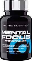 Scitec Nutrition Mental Focus - Caféine - ALC - Tyrosine - 90 caps - 90 portions