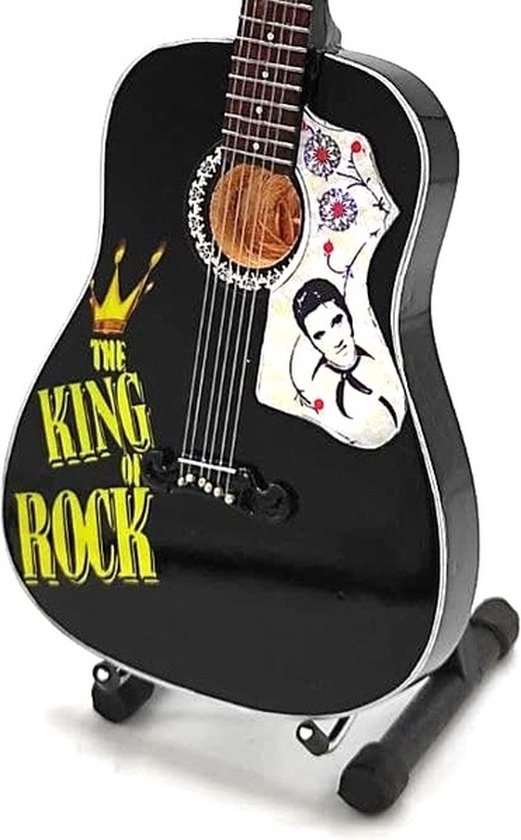 Mini guitare Elvis Presley 25cm Miniature- Guitare- Mini -Guitare- Objets de collection-décoration-guitare-Cadeau--Cadeau-miniature-instrument-Cadeau-anniversaire