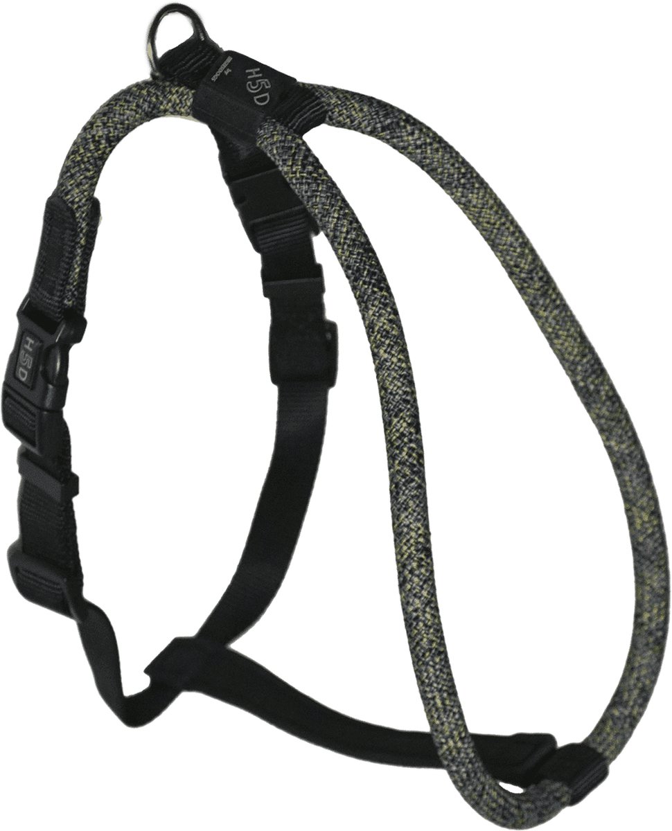 High5dogs - Tuigjes - Leisure Rope Walker Tuigje - Zwart - S/m Rw51/61.13.byg - 176649