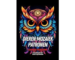 Kleurboek Volwassenen - Dieren Mozaïek Patronen