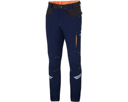 Sparco Werkbroek Zomer - TECH - blauw-oranje - Maat - s