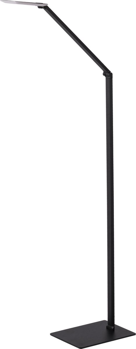 Monique vloerlamp LED 6,5W dimbaar 3000K, zwart, richtbare kap, hoogte 140 cm, 665 lumen, IP20